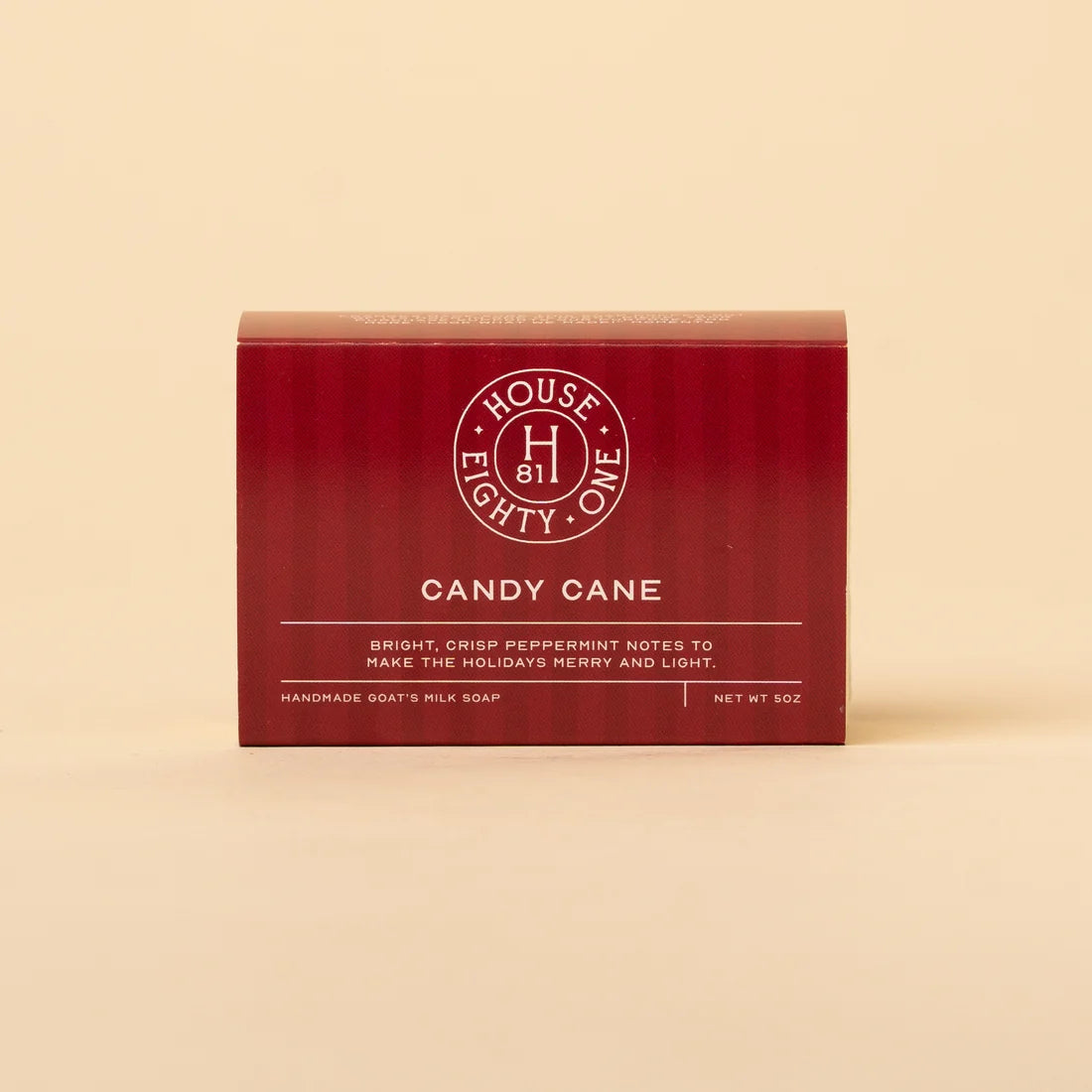 Candy Cane 5 oz. Goat’s Milk Soap