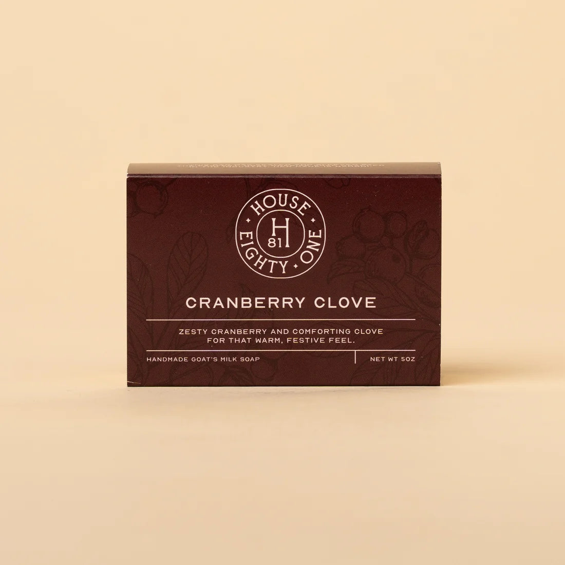 Cranberry Clove 5 oz. Goat’s Milk Soap