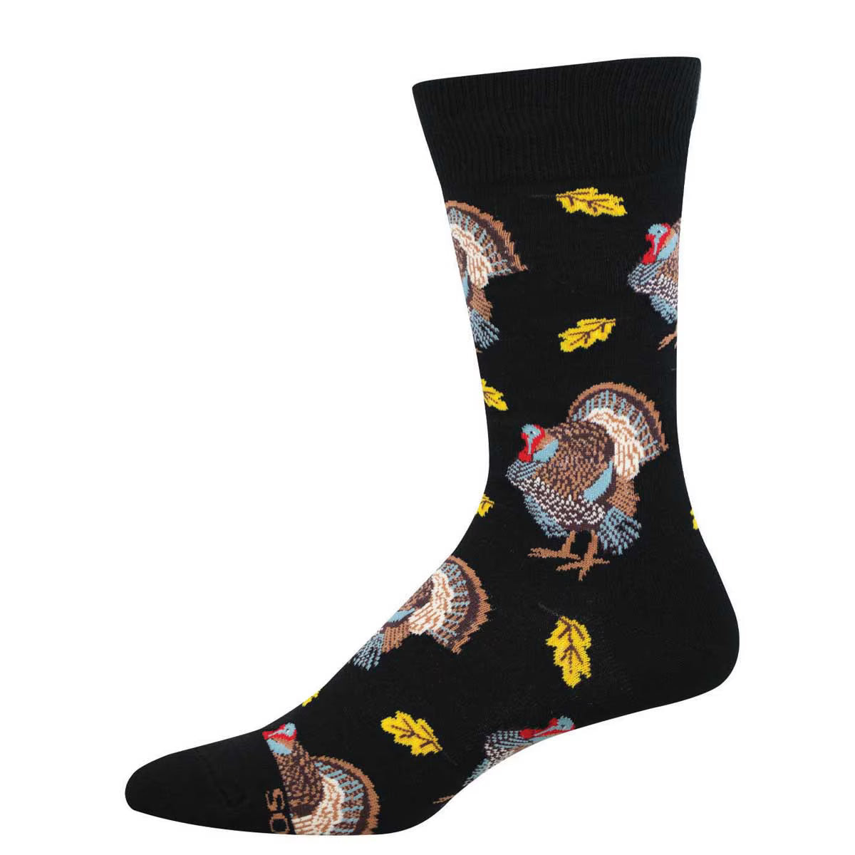 Thanksgiving Turkey Men's Crew Socks