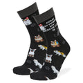 Home is where MY rescue cat is crew socks