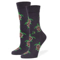Turtles Crew Socks Grey / Medium