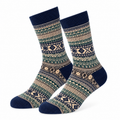 Nordic Fair Isle Crew Socks