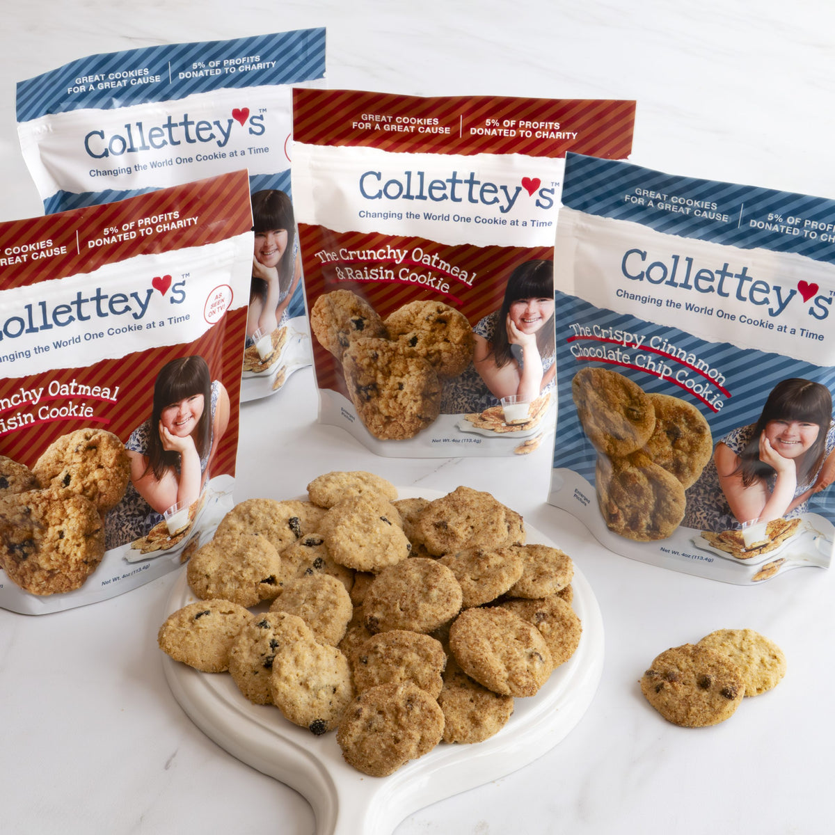 Colletteys Cookie Bags/ Chocolate Chip or Oatmeal
