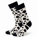 Cow Print Crew Socks