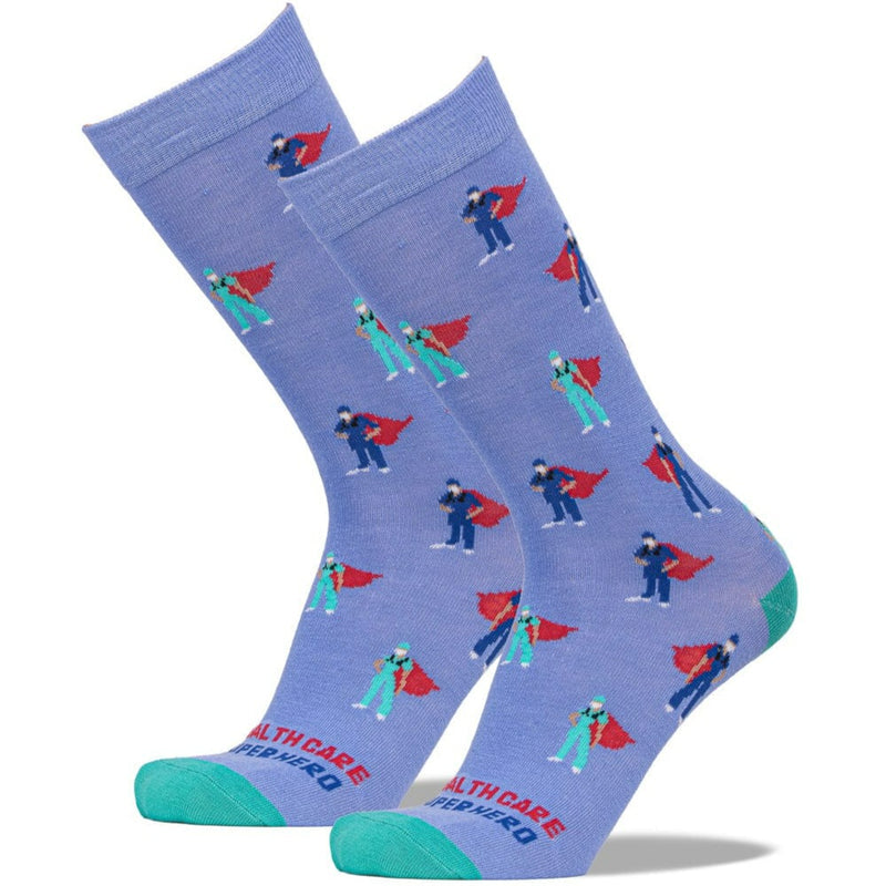 Healthcare Superhero Crew Socks