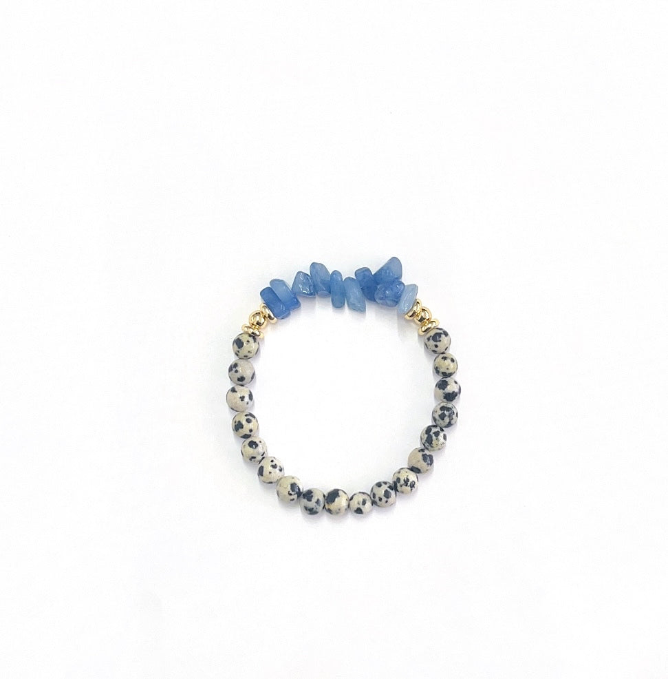 Ash & Co. Dalmatian Blue Chip Bracelet