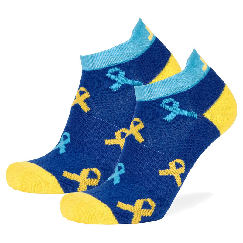  Down Syndrome Low Cut Multi Ribbon Sock