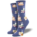 Book Stacks Women's Crew Socks