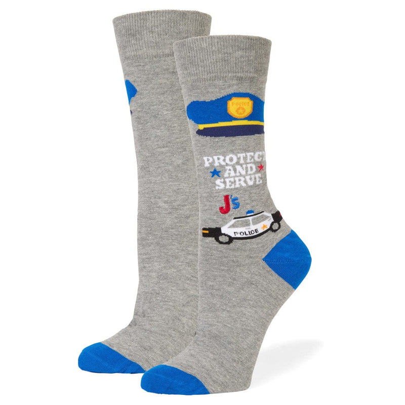 Police Tribute Crew Socks