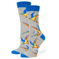 Parrots Crew Socks Grey / Medium