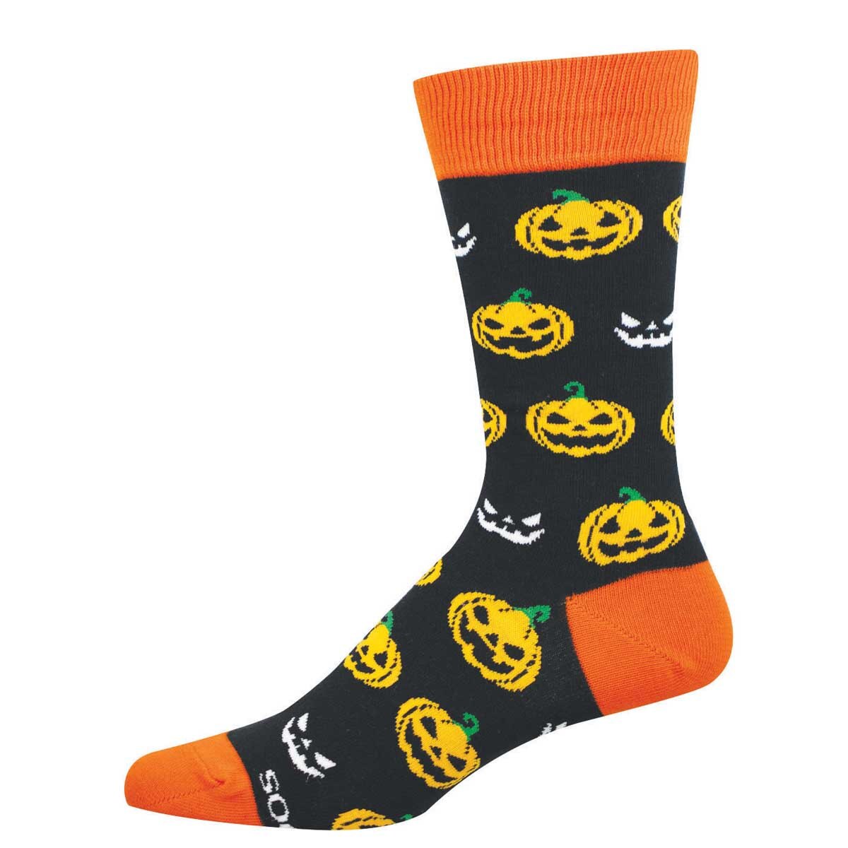 Spooky Pumpkins Men's Crew Socks