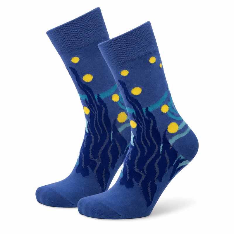 Starry Night Crew Socks
