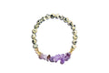 Ash & Co. Dalmatian Purple Chip Bracelet