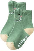 Green Dinosaur Kid's Socks