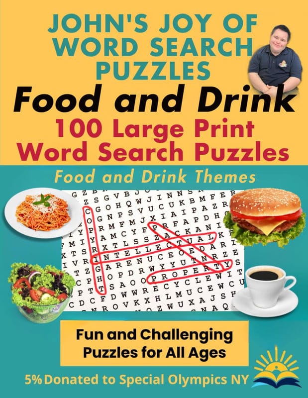 John’s Joy of Word Search Puzzles: Food and Drink Edition