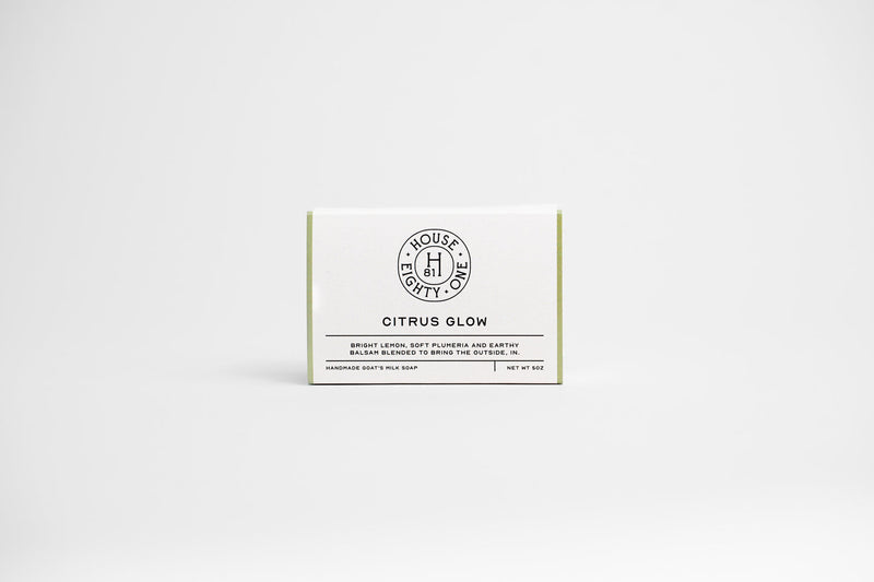 House 81 Citrus Glow 5oz. Goats Milk Soap